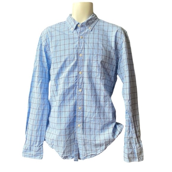 J Crew Factory Cotton Button Down Shirt Size L - Picture 1 of 10